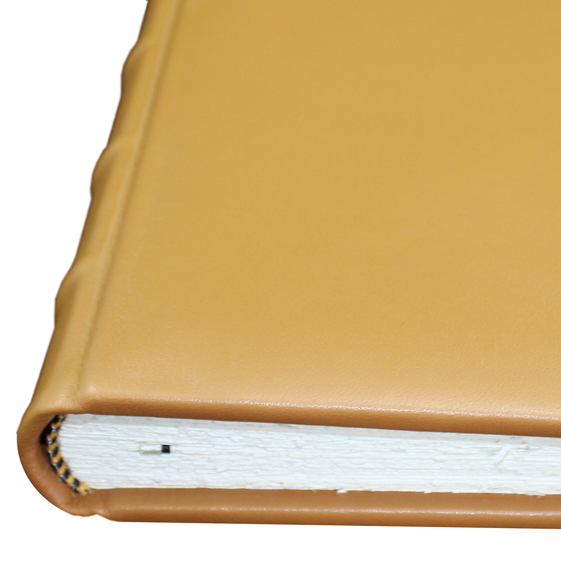 Gästebuch Hochkant aus glattem Vollrindleder in allen Farben