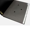 Weekly desk folder with black grained leather cover