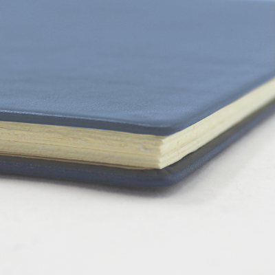 Business Folder DIN A4 made of Blue Cowhide Leather - Vera Donna
