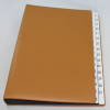Daily Desk File Sorter with Cognac Smooth Full Cowhide Cover