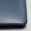 Signature Folder made of Smooth Full Grain Leather in Blue - Vera Donna