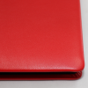 Signature Folder made of Smooth Full Grain Leather in Red - Vera Donna