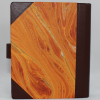Diary with Marble Effect in Half Leather