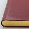 Guest Book Smooth Leather wine red with gilt block