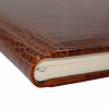 Guest Book Croco made of full cowhide in crocodile leather look
